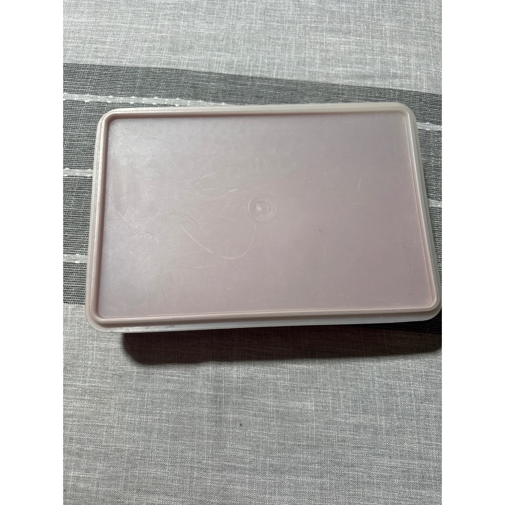 Tupperware Modular Mate Rectangular Container Red Lid Vintage Kitchen Storage - Picture 3 of 8